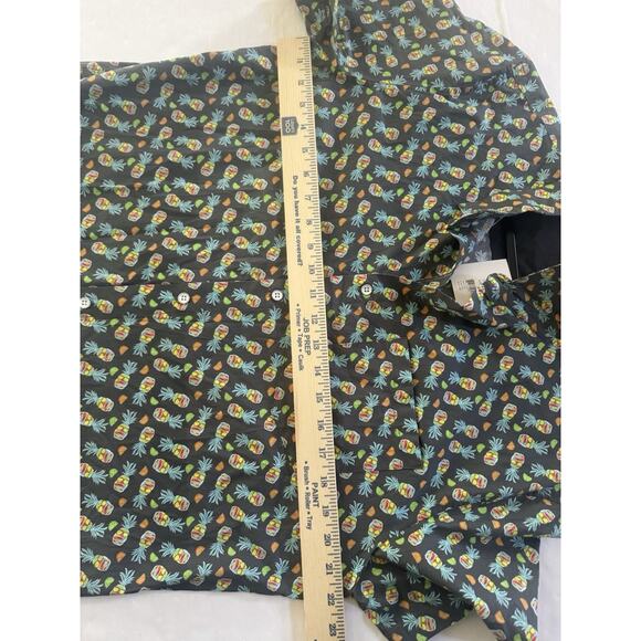 Henri Costa Costal Button Shirt Mens Large Piña Olè Hawaiian Pineapple NWT #6069 - Picture 15 of 16